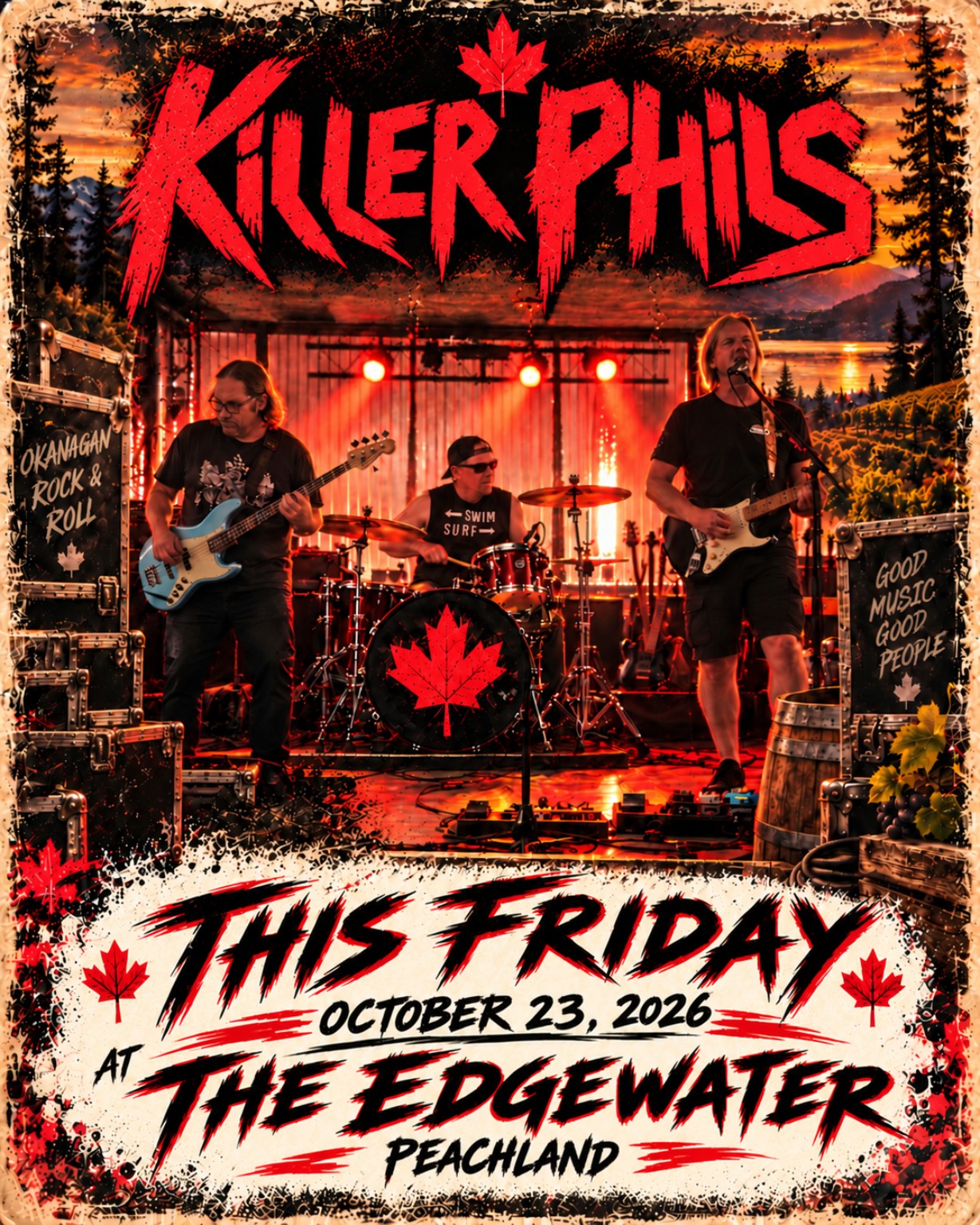 Killer Phils live at The Edgewater in Peachland